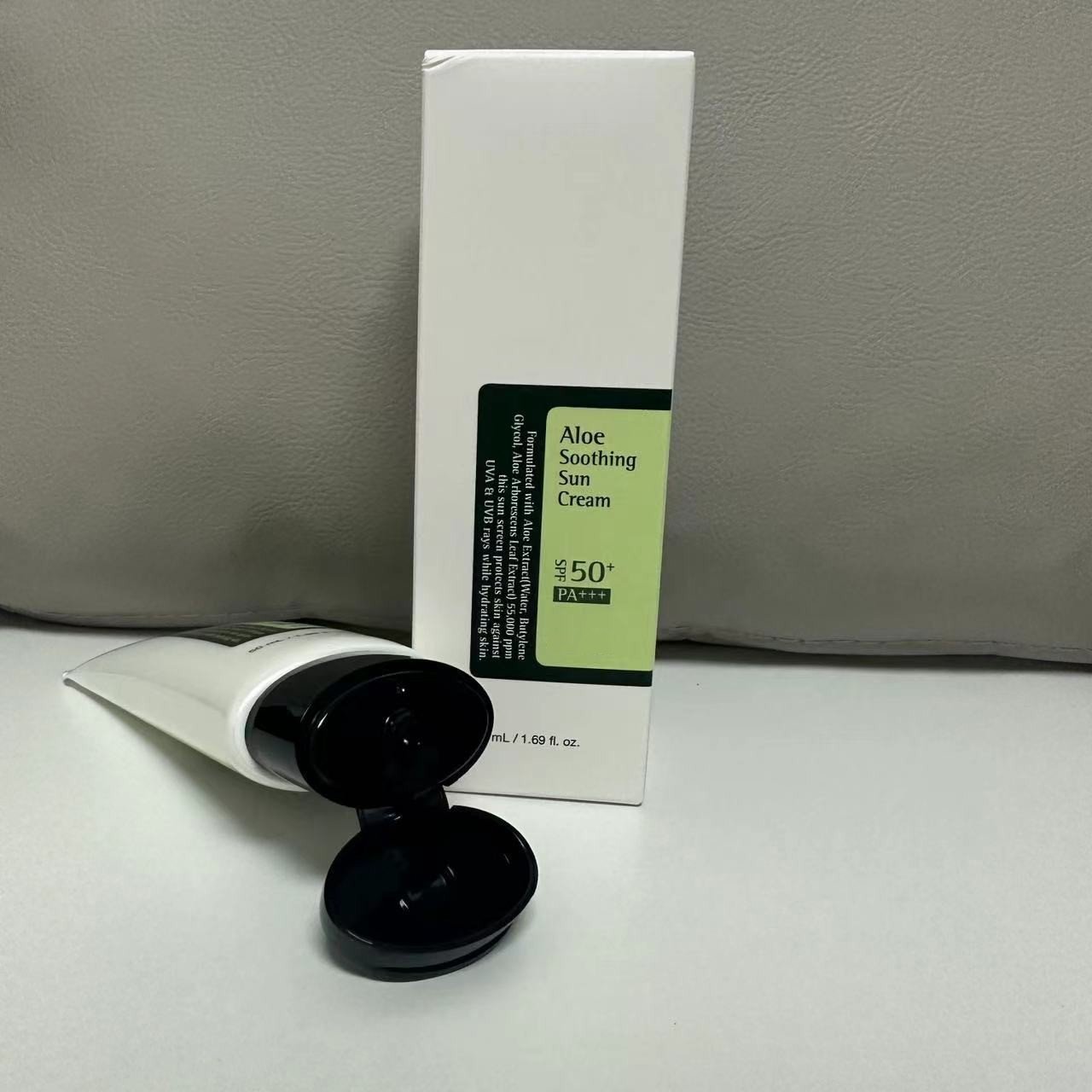 50ml Korea Skin Care oil-proof Aloe Soothing Sun Cream SPF50+/ PA+++ Cosx Sunscreen Sunblock Cream