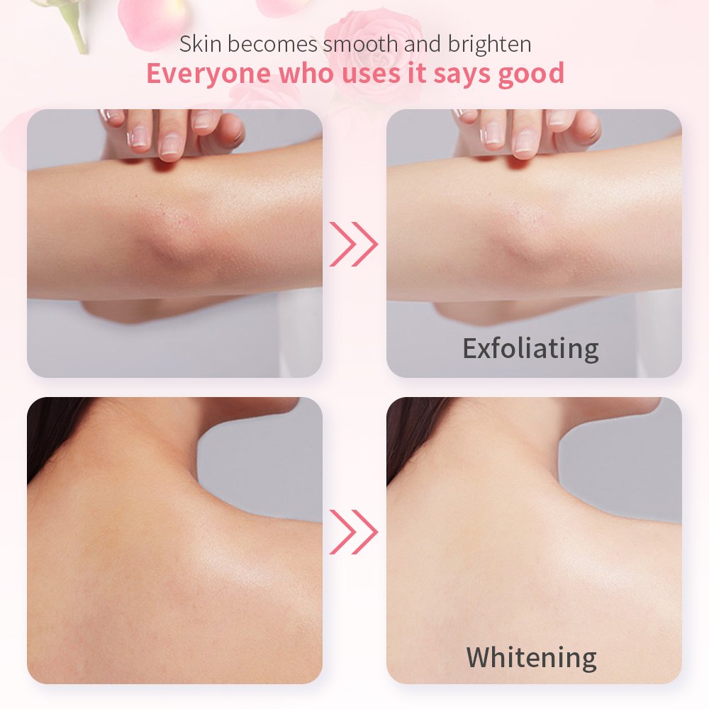 custom logo skin body care whitening cream organic private label sugar exfoliating body scrub