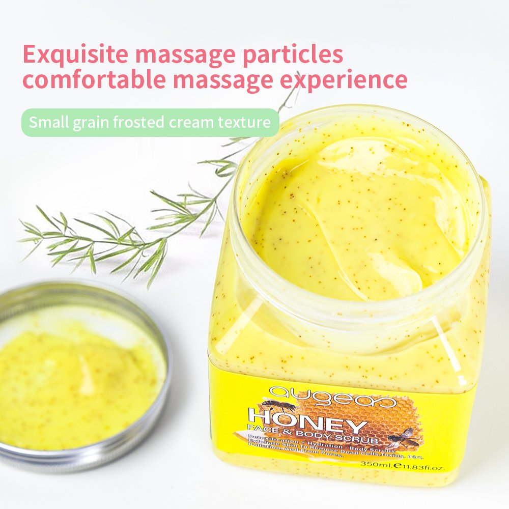 custom logo skin body care whitening cream organic private label sugar exfoliating body scrub