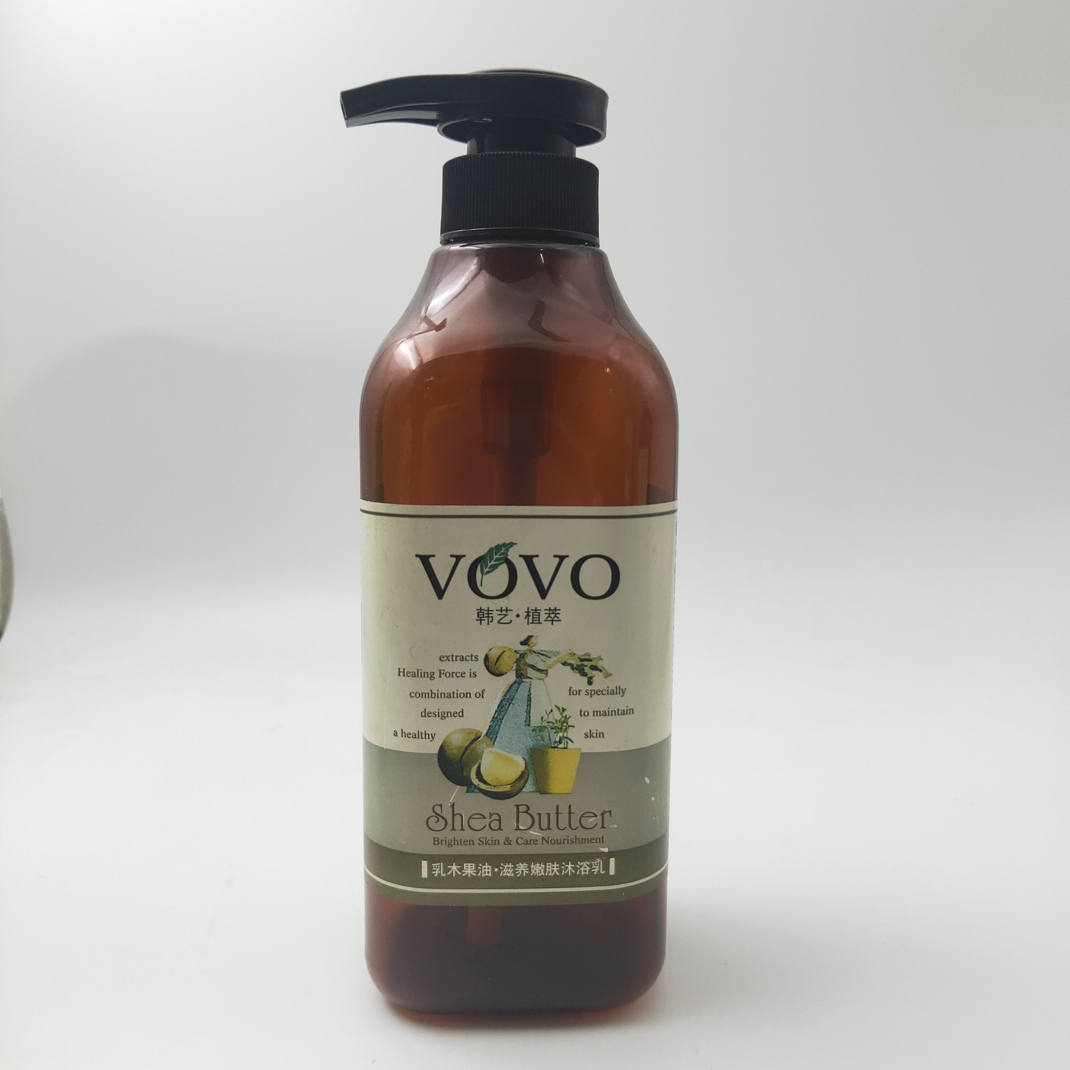 SKIH OEM/ODM Wholesale Shea Butter And Tea Tree Essential Oil Shower Gel whitening body wash Moisturizing Body Wash