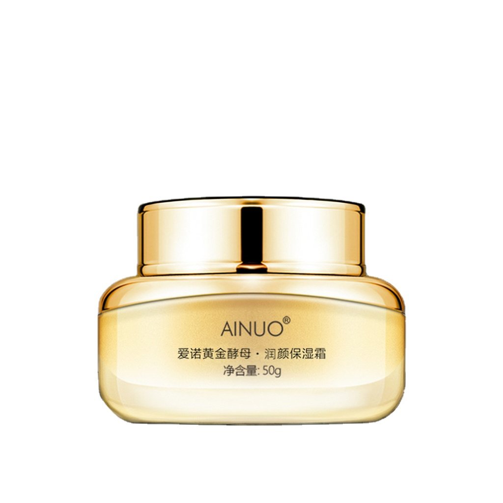 Oganic AINUO Gold Yeast Moisturizing Cream with Ceramide Glycerin Carnosine-Firming and Moisturizing Cream