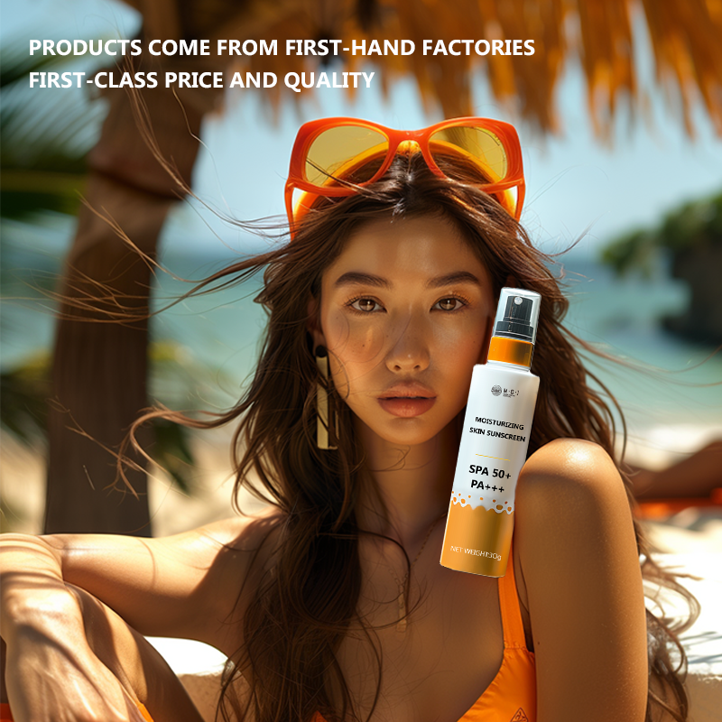 OEM Private Label Whole Body Vegan Whitening Sunblock Organic Anti-Freckle Sundown Sunscreen Sun Cream Spf 50 Face Sunscreen