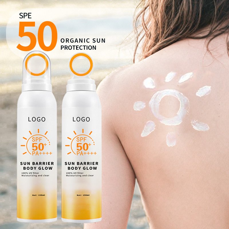 OEM Factory Wholesales 150ML Broad SPF 50 Waterproof Long Lasting SPF 60 Mineral Body Sweatproof Sunscreen For Face