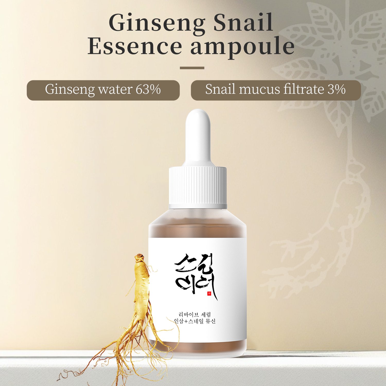 Beauty of JOSEON Glow Serum Propolis + Niacinamide- Green Tea Extract Made in in Anti-aging Whitening Nourishing Moisturizing