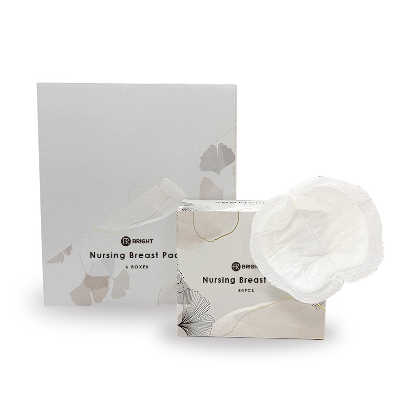 Preventing Breast Milk Leakage Private Label Individually Packaged Bamboo Organic Cotton Wholesale Nursing Pads Disposable