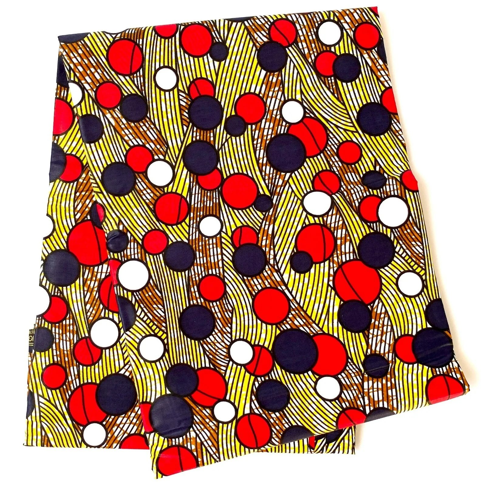 High-Quality African Wax Printed Fabric, Holland Loincloth with Vibrant Patterns, Ideal for Traditional Wear and Custom Designs