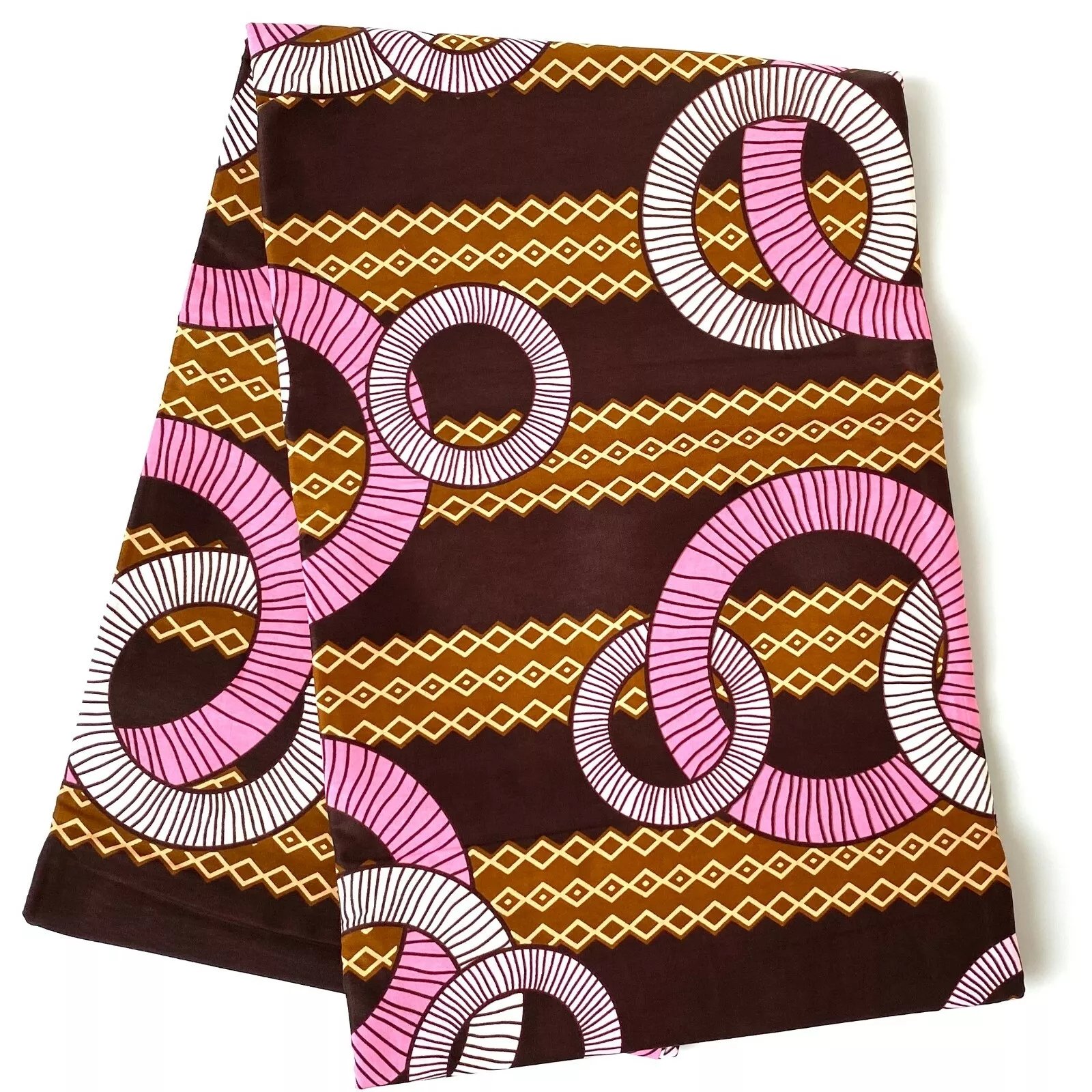 High-Quality African Wax Printed Fabric, Holland Loincloth with Vibrant Patterns, Ideal for Traditional Wear and Custom Designs