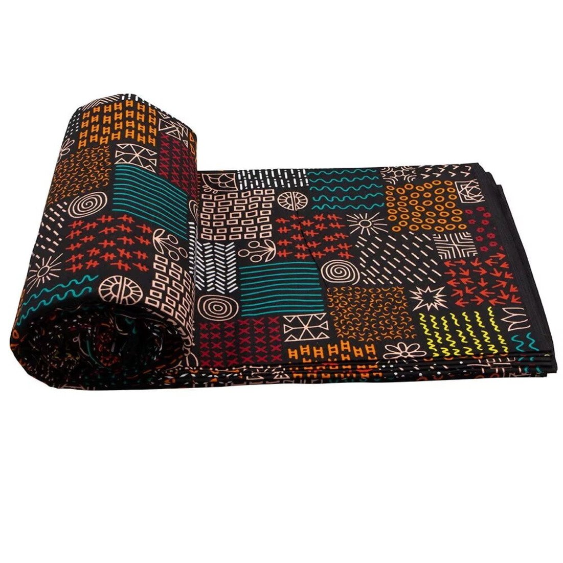 New 100% Cotton African Holland Wax Ankara Print Fabric Real Wax for Garment Making