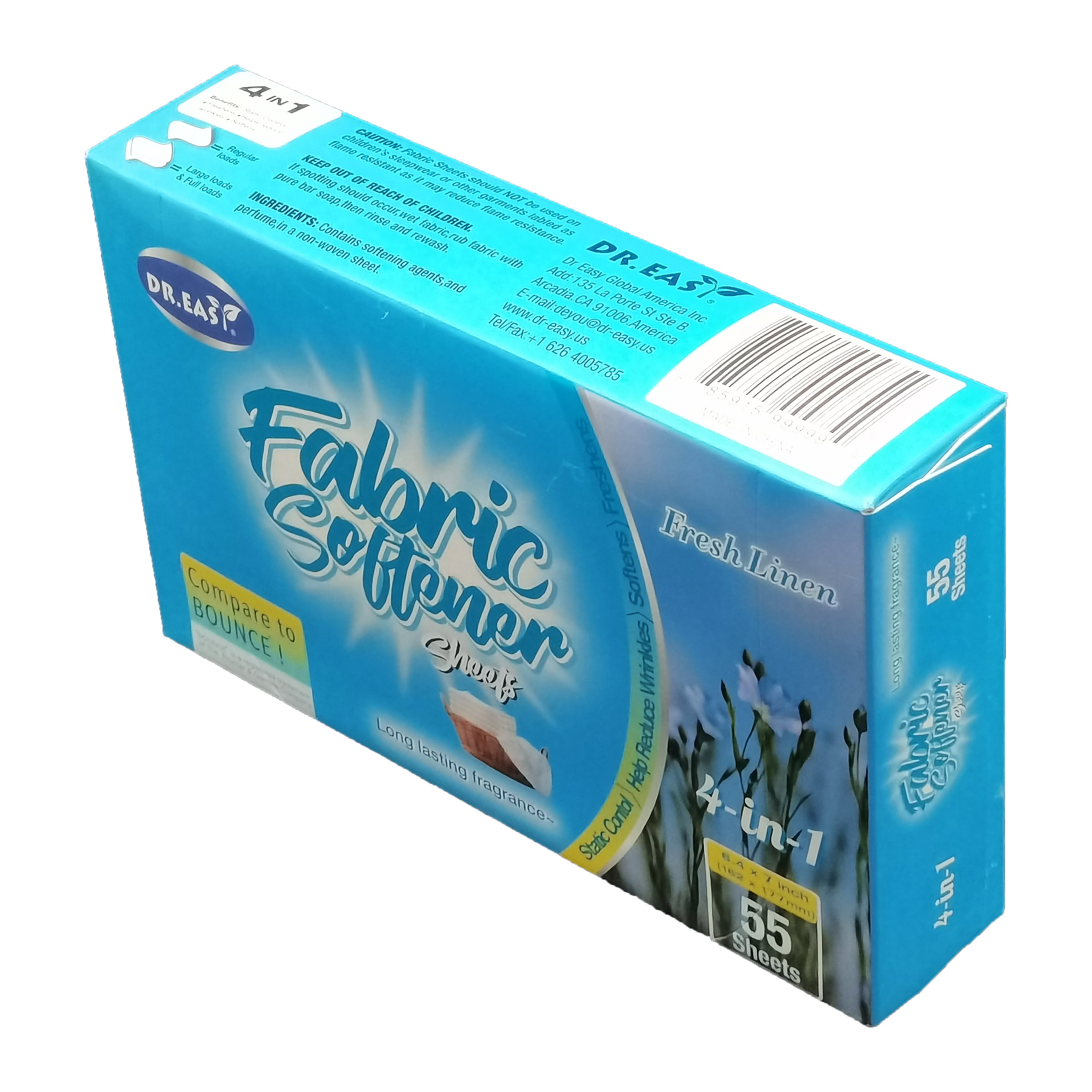 Wholesale Organic Biodegradable Fabric Softener Eco Friendly Laundry Dryer Sheets