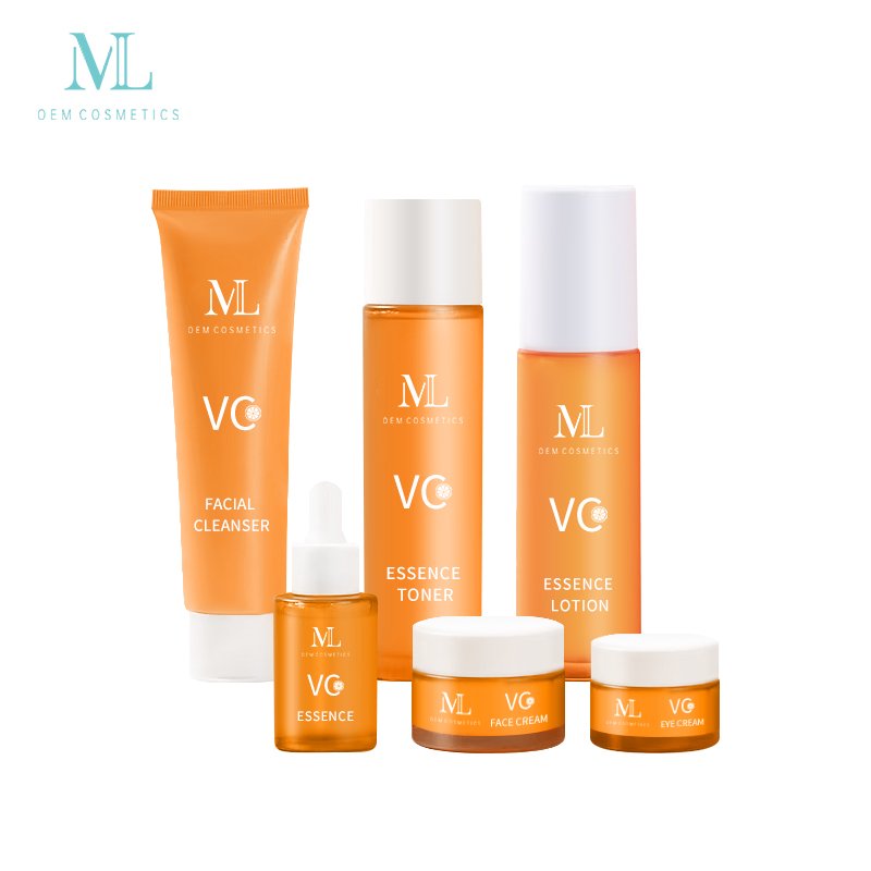 MLXL OEM Vitamin Skin care sets Anti Aging Snail Mucin Collagen Vegan organic Face Serum Facial Essence Cream Skincare Set