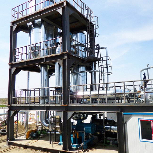 Multiple Effect Vacuum Flash Evaporator for Organic Wastewater Treatment multiple effect evaporator