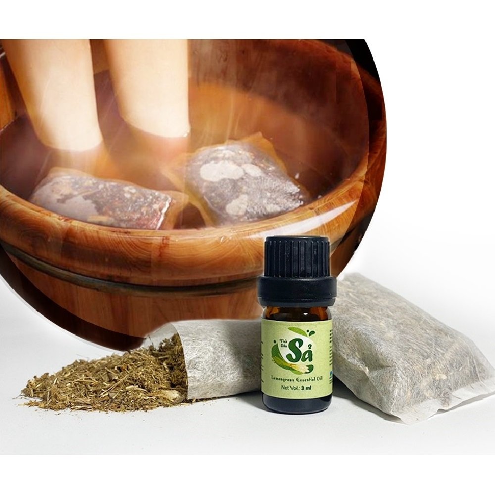 Fever Reduction Lemongrass Essential Oil Vegan Fragrance-free Herbal Body Face Sauna DEEP CLEANSING 15 HERBS