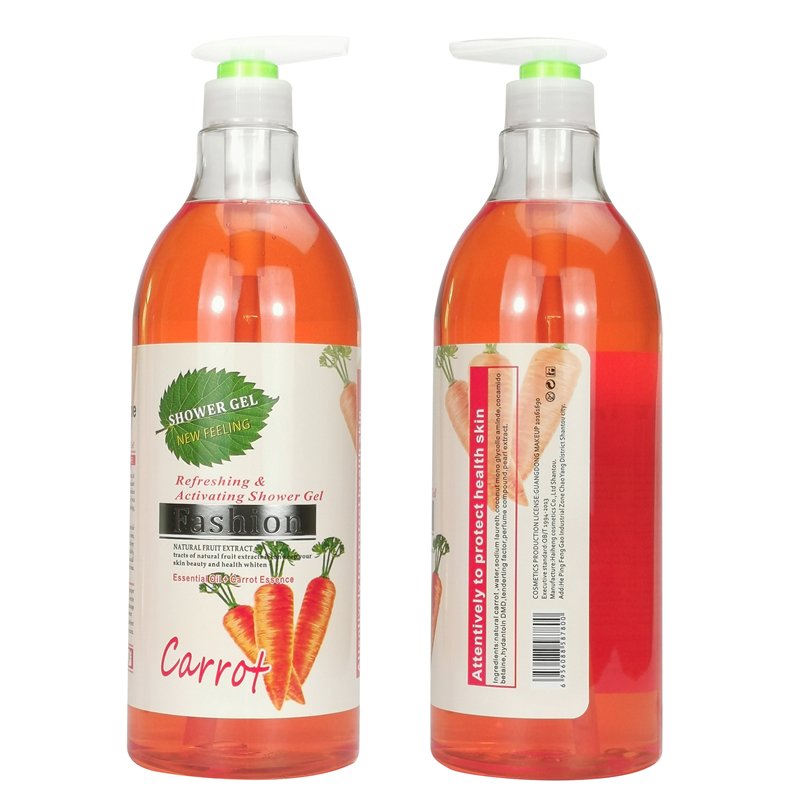 Oem brands luxury aloe lemon carrot milk and other fruit of natural organic liquid soap bath chamfer bath dew wash