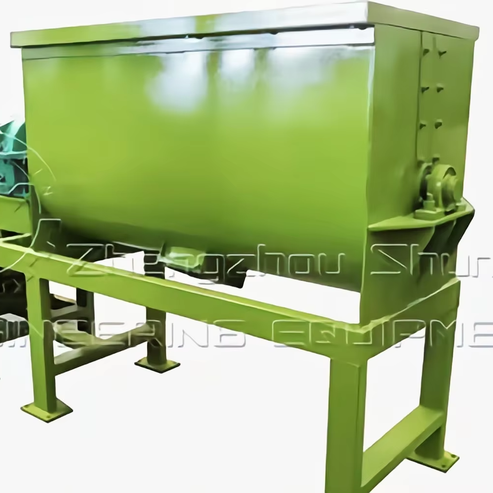 High Efficient Organic Compost Horizontal Type of Mixer for sales