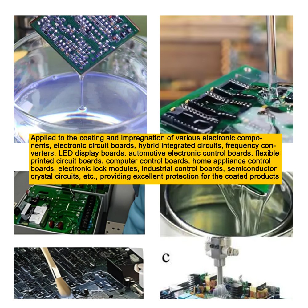 2580 solvent based silicone coating adhesive quick drying waterproof PCB circuit board circuit board insulation protection