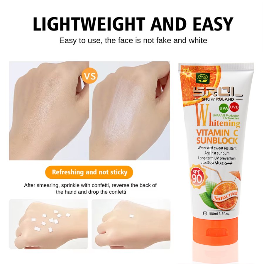 Private Label Organic Women's Skin Care Cream Waterproof Moisturizer Sunscreen Lotion Natural Body Sunblock BB Cream Sun Cream