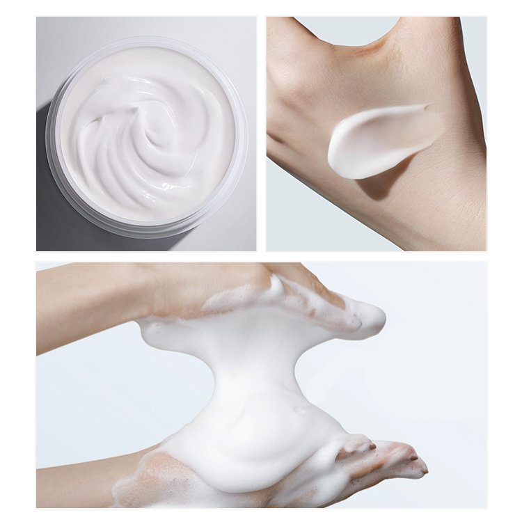Customized Whitening Face Cleanser Cream Anti-Aging Anti Wrinkle Cosmetics Organic Skin Care Amino Acid Cleanser Cream