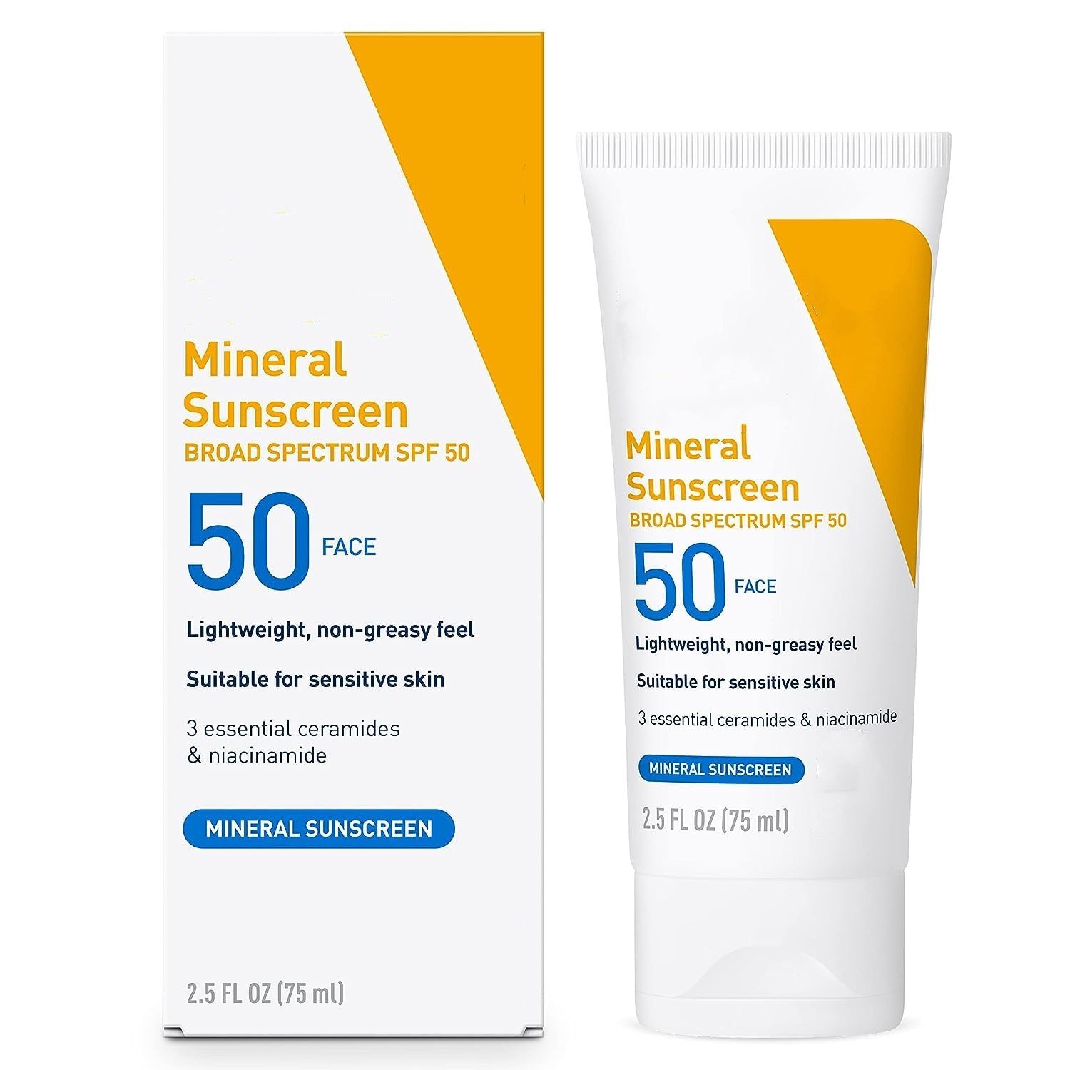 50ml CeraV Sunscreen with Sheer Tint Tinted Mineral Sunscreen Tinted Moisturizer with SPF 30