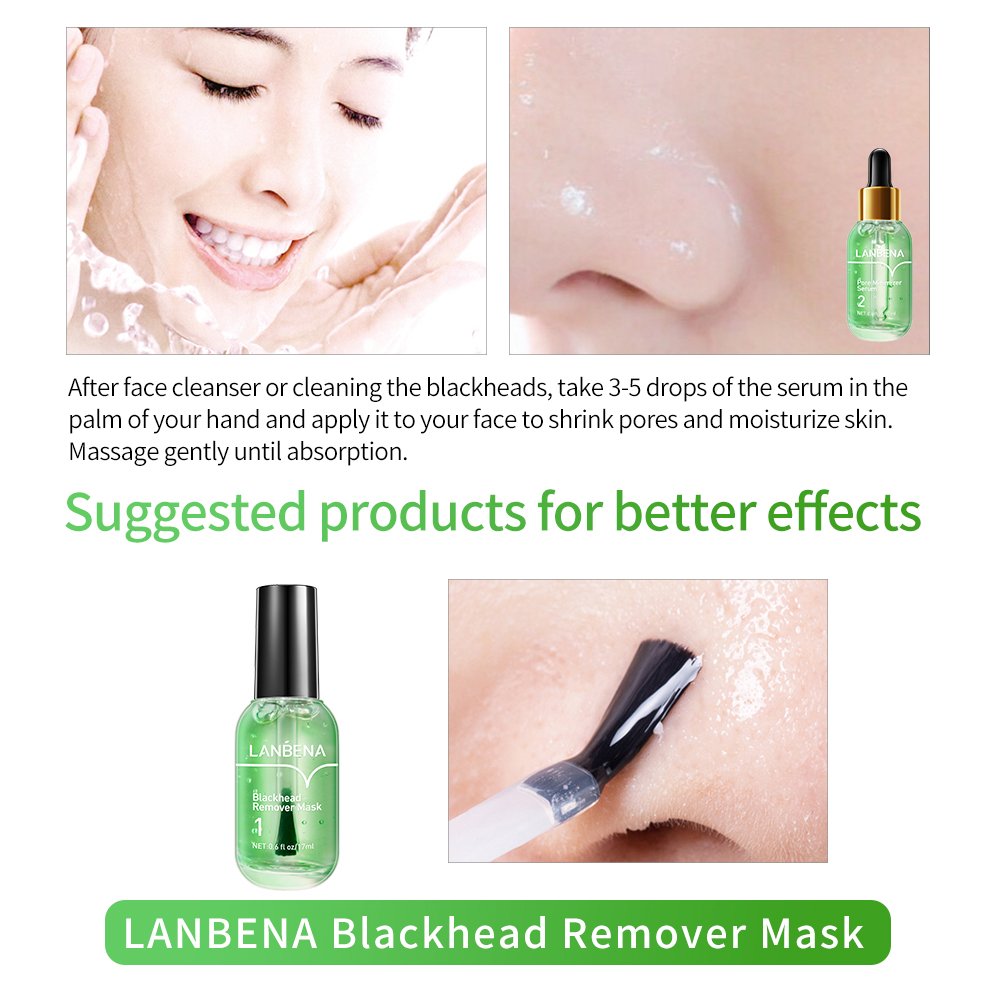 LANBENA Organic Shrinking Firming Pore Deep Cleansing Pore Minimizer Serum
