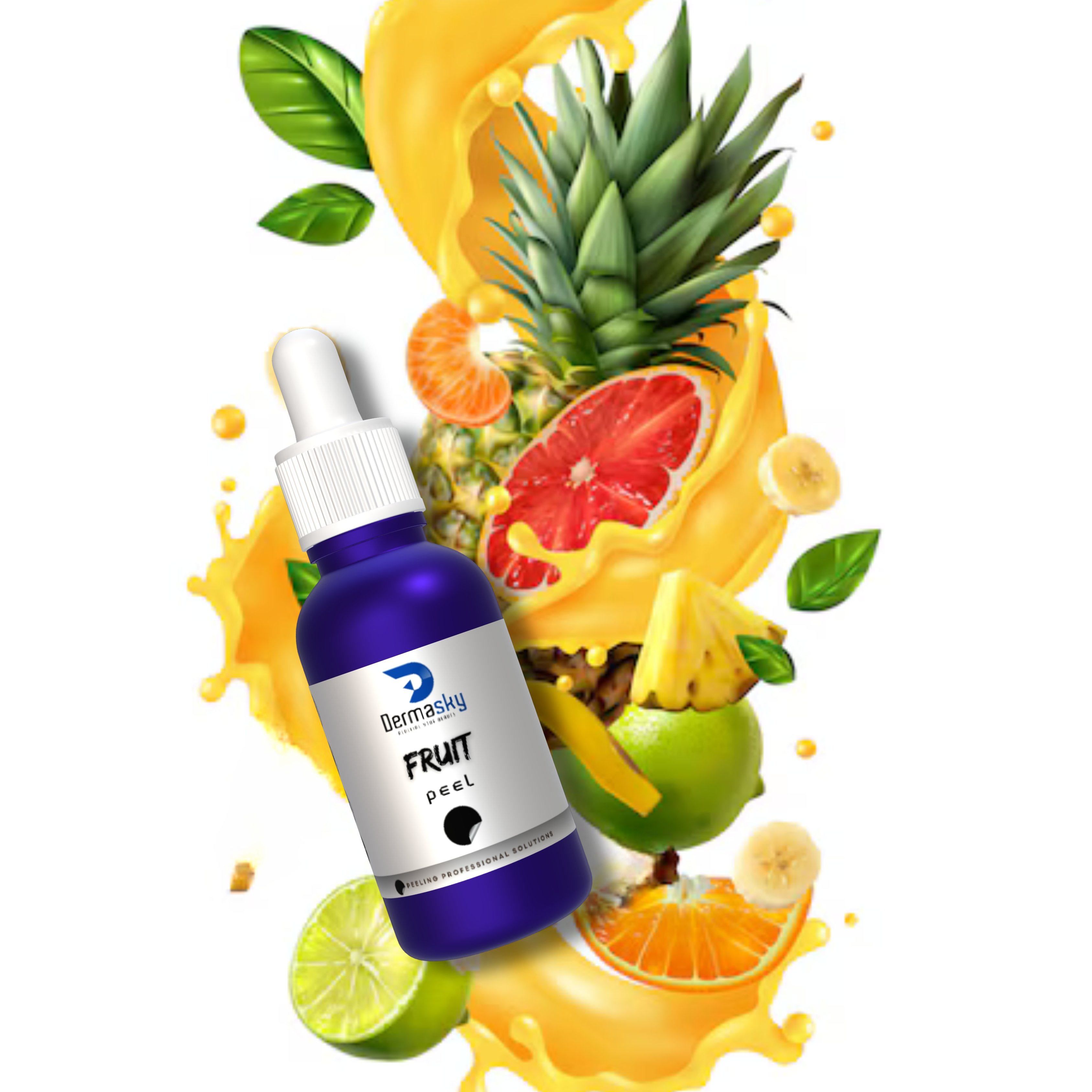 Private Label Extra Strength Fruit peel for face Skin Whitening Remove Dead Skin Exfoliating Anti Dark Spots skin whitening
