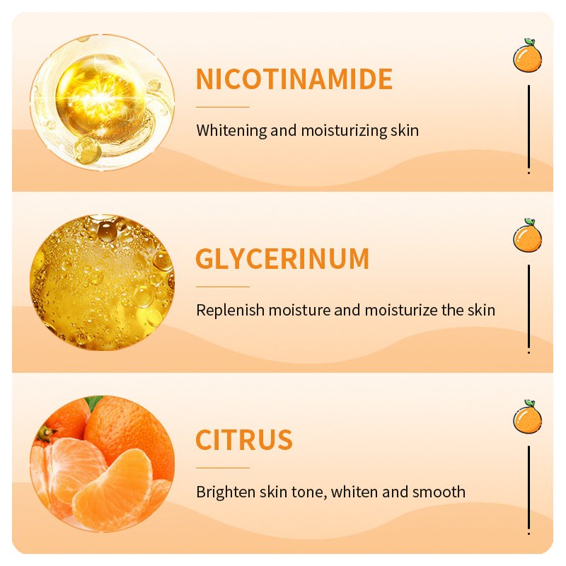 Vitamin C Whitening Body Cream to Replenish Water, Uniform and Tender