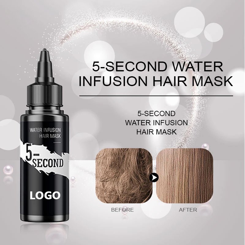 custom logo 5-second Water Infusion Hair Mask Repair Frizz Smoothing Keratin Hair Scalp Treatment for Hair mask