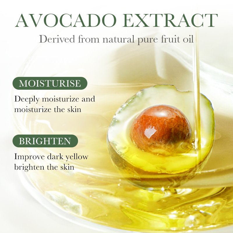 Private Label Beauty Products Deep Clean Oil Control Moisturizing Avocado Skin Care Set