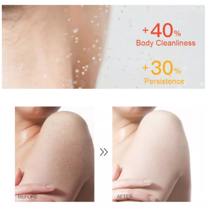 Private Label Custom Logo Body Care Natural Salt Sugar Exfoliating Vegan Peach Cleansing Fruit Body Scrub