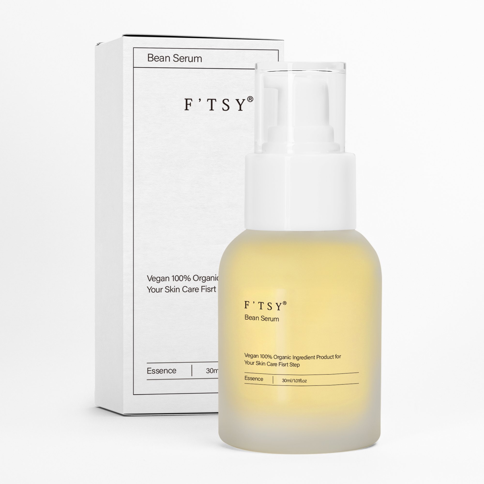 Private Label Bean Serum Natural Fermented Soybean Essence Hydrating and Anti-wrinkle Skin Care Serum