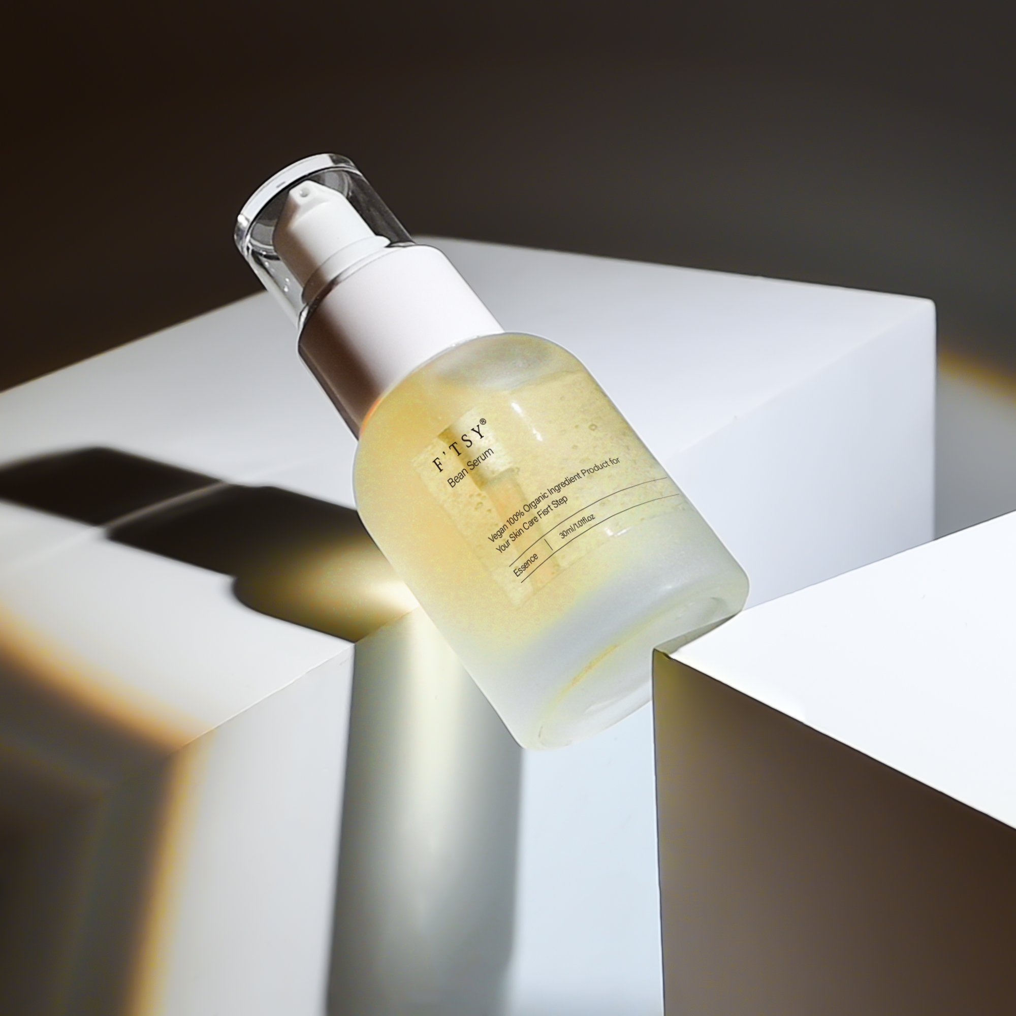 Private Label Bean Serum Natural Fermented Soybean Essence Hydrating and Anti-wrinkle Skin Care Serum