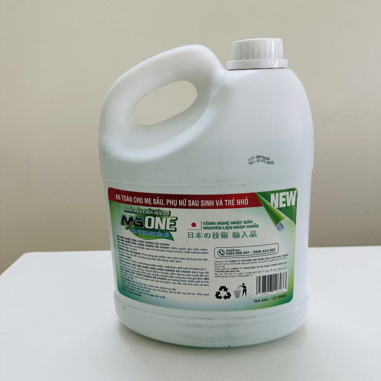 Mgone Dishwashing Liquid Vietnam 500ml 750ml 1L Liquid Dishwashing Dishwasher Cleaning Detergent Soap Kitchen Liquid for Sale