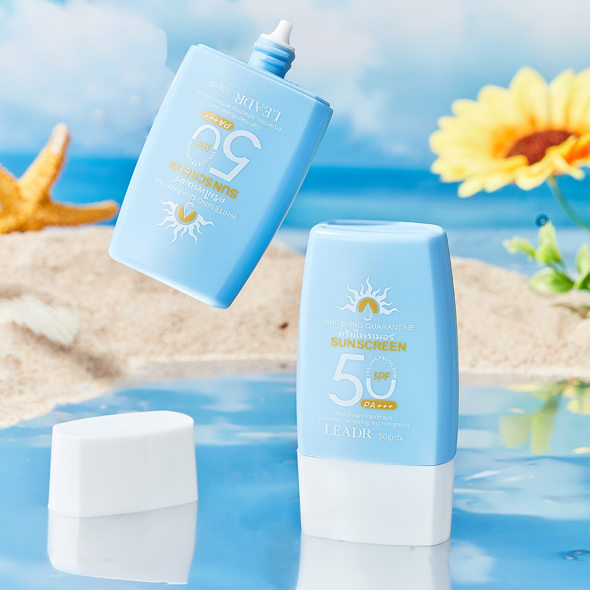 Wholesale Natural Sun Protection Moisturizer SPF 50+ Sunscreen Cream&Lotion Prevent Sunburn Body Sunblock Cream