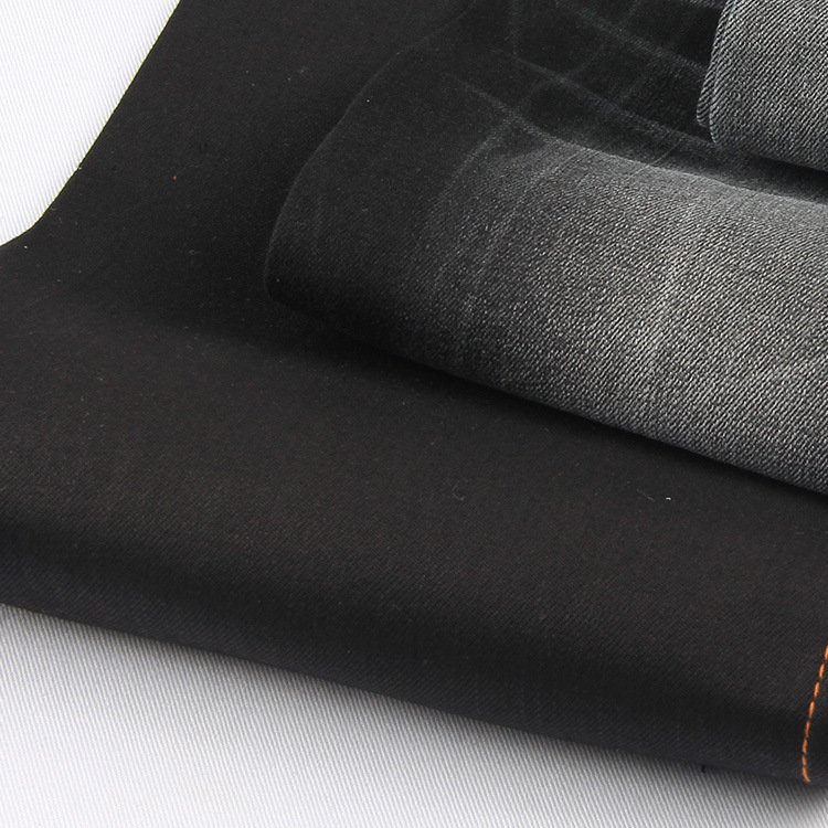 Cheap Stock Woven Denim, Clothing Material 65 cotton 33 polyester 2 spandex Stretch Slub Twill Denim Fabric For Jeans/