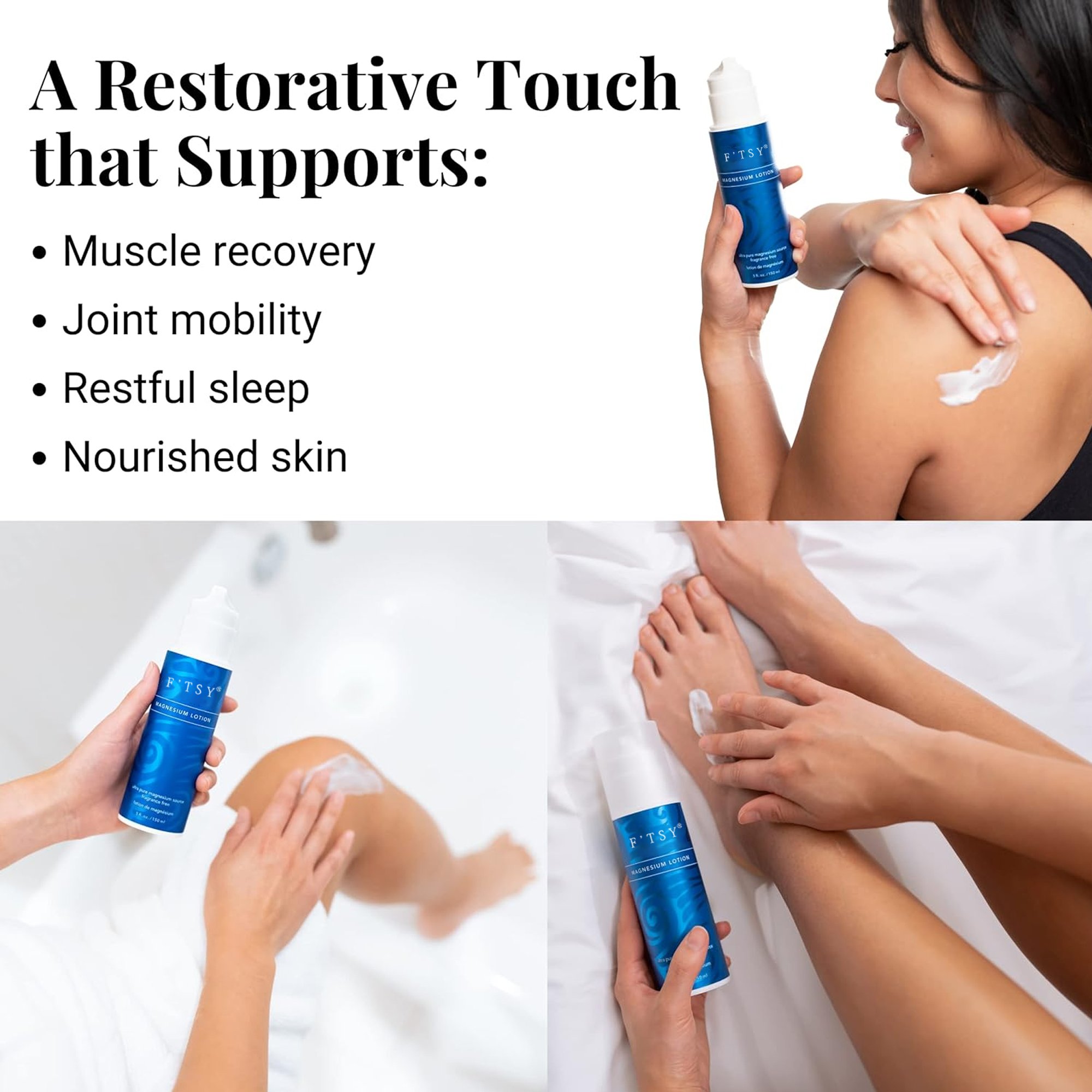 OEM Best Natural Organic Pain Relief Magnesium cream For Skin Care