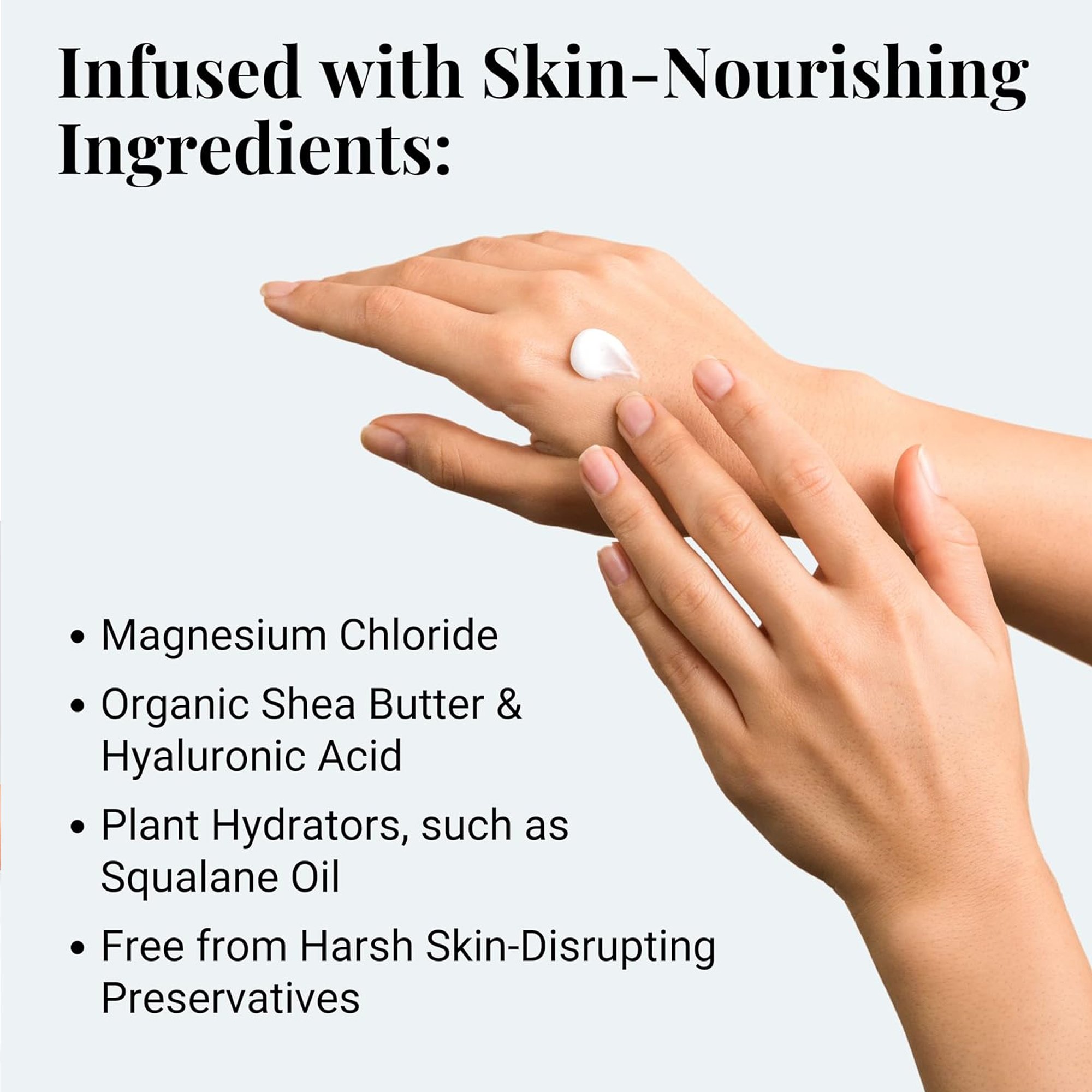 OEM Best Natural Organic Pain Relief Magnesium cream For Skin Care