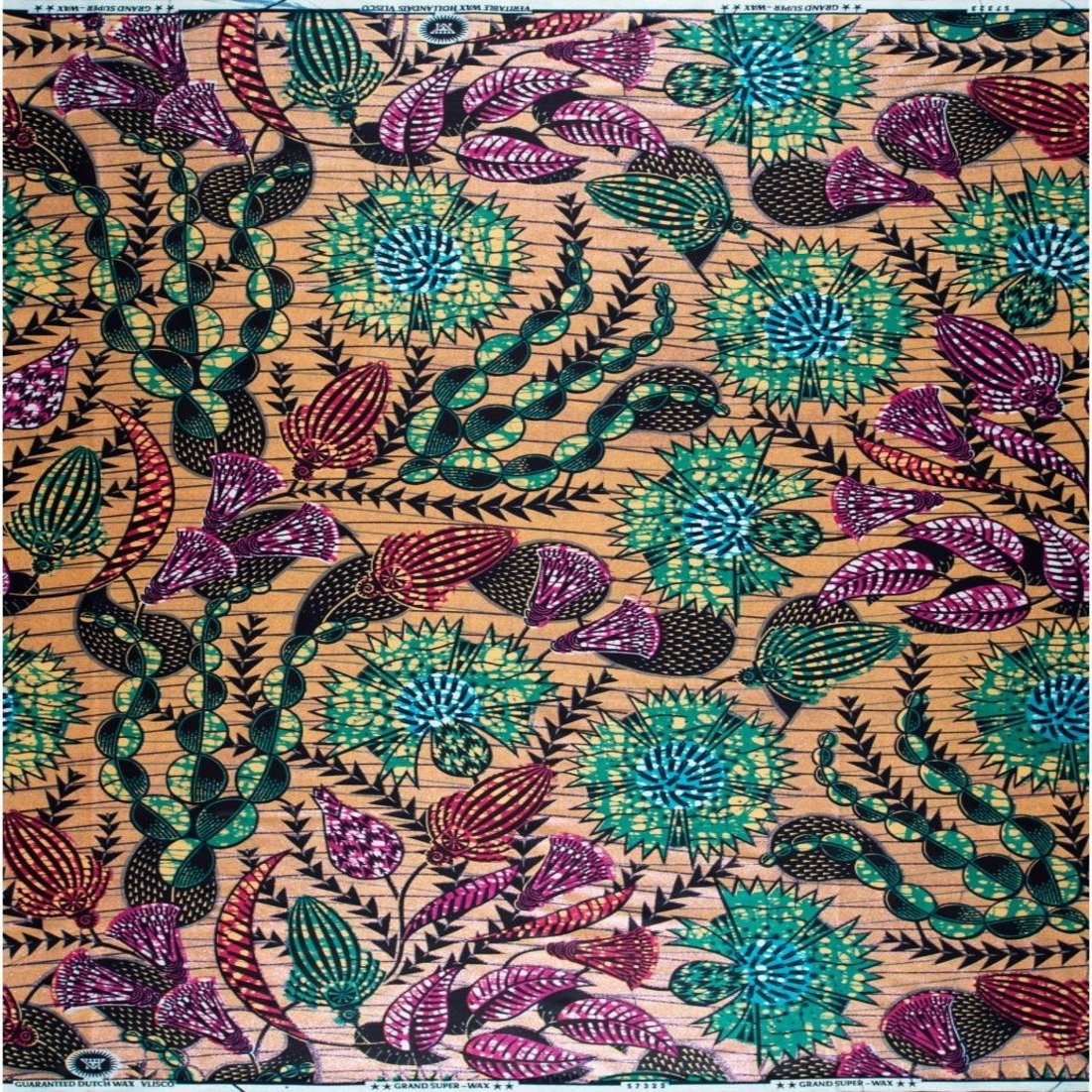 High-Quality African Wax Printed Fabric Holland Loincloth with Vibrant Patterns, Perfect for Traditional Wear and Custom Designs