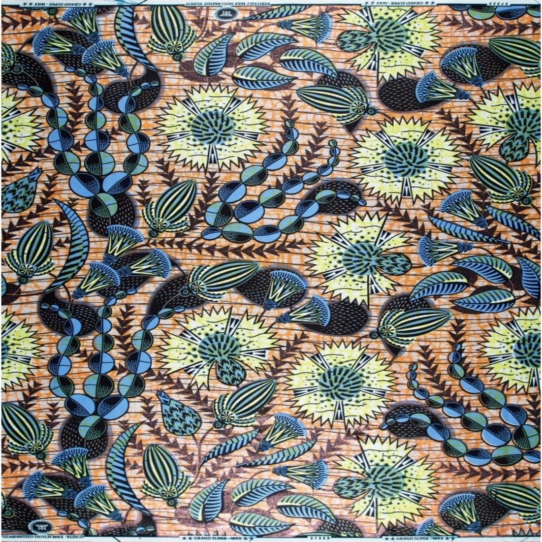 High-Quality African Wax Printed Fabric Holland Loincloth with Vibrant Patterns, Perfect for Traditional Wear and Custom Designs