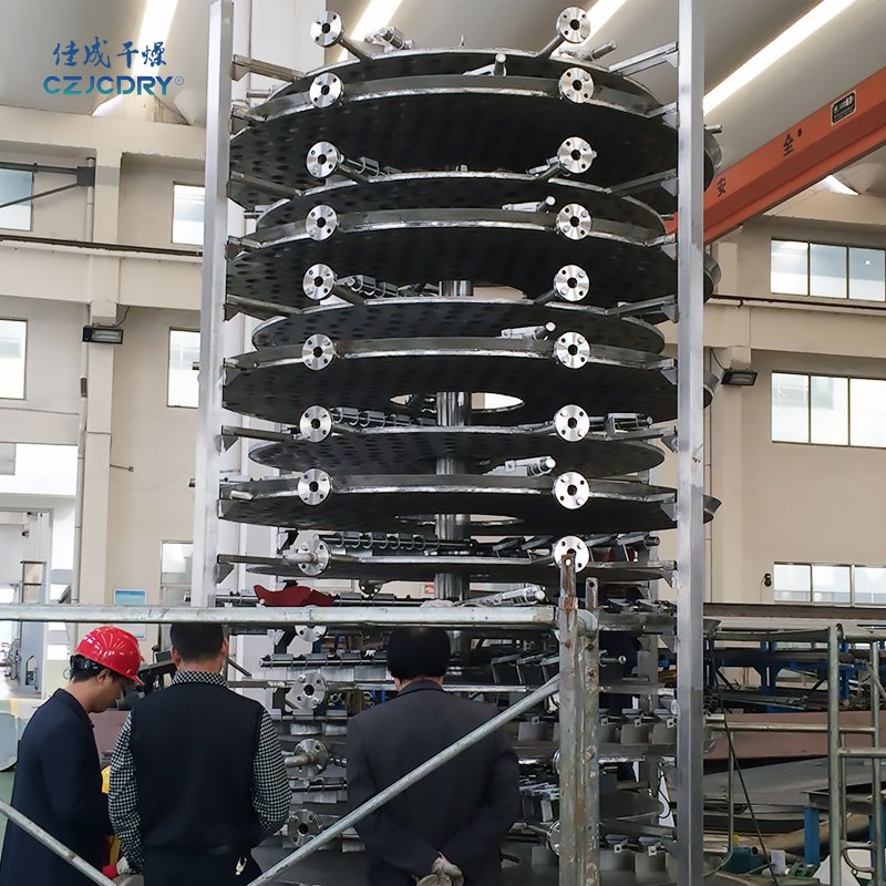 PLG Continuous Plate Dryer for zinc sulfate water solution