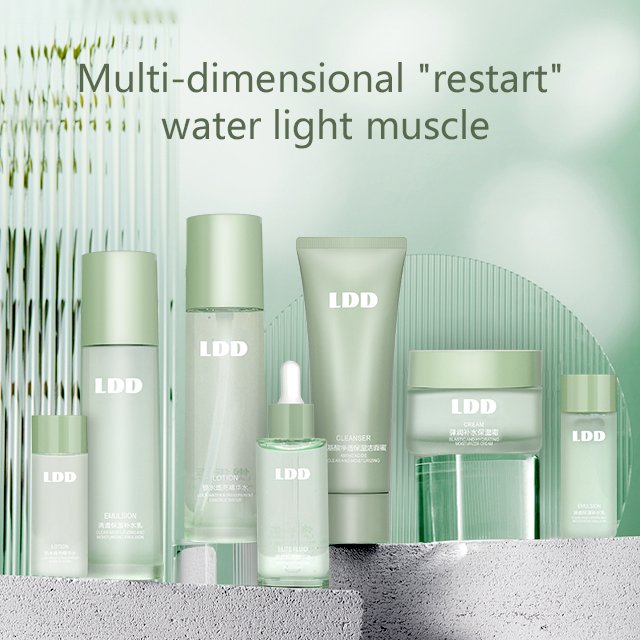 Facial Care Kit Skincare Product Supplier Hyaluronic Acid Moisturizing Anti-aging Serum Skin Care Set