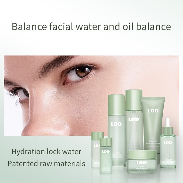Facial Care Kit Skincare Product Supplier Hyaluronic Acid Moisturizing Anti-aging Serum Skin Care Set