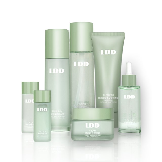 Facial Care Kit Skincare Product Supplier Hyaluronic Acid Moisturizing Anti-aging Serum Skin Care Set