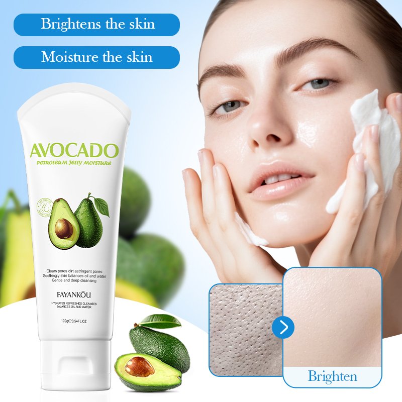 OEM ODM ZHENXIU Beauty Products Brighten Whitening Shea Butter Petroleum Jelly Moistuizes Facial Cleanser Skin Nourish Face