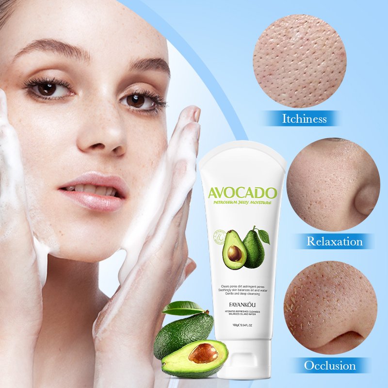 OEM ODM ZHENXIU Beauty Products Brighten Whitening Shea Butter Petroleum Jelly Moistuizes Facial Cleanser Skin Nourish Face