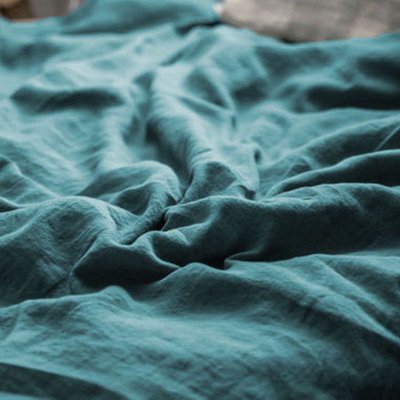 280cm 110" Reactive Solid Color Washed Organic Flax Woven 100% Large Hemp Home Extra Wide Linen fabric for tablecloth Bedding C