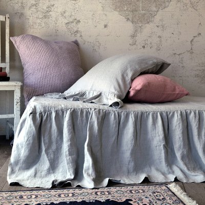 280cm 110" Reactive Solid Color Washed Organic Flax Woven 100% Large Hemp Home Extra Wide Linen fabric for tablecloth Bedding C