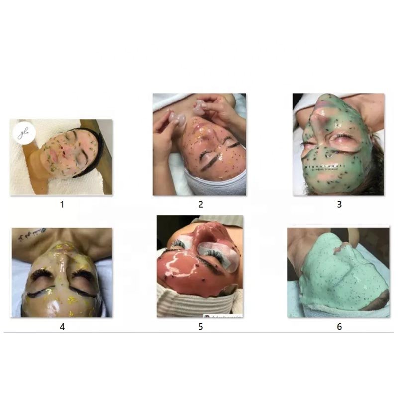 Low MOQ Skin Care Face & Body Jellymask Organic Cleansing Peel Off Powder Vampire 24K Gold Jelly Mask