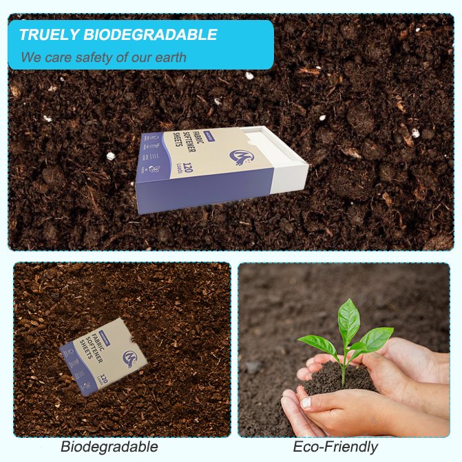 Wholesale hot Organic Biodegradable Fabric Softener Eco Friendly Laundry Dryer Sheets