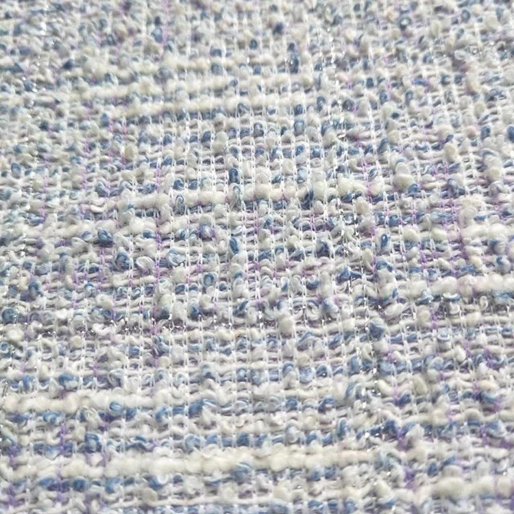 Small sweet wind comfortable and soft jacquard knitted hacci garment fabric