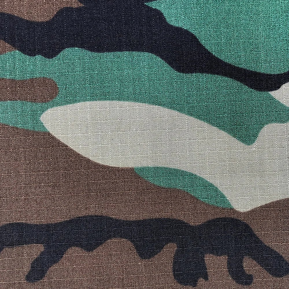 CAMOUFLAGE FABRIC COTTON TC Woven Printed Fabric 80%poly+20%cotton for uniform outdoors garment material ripstop twill printing