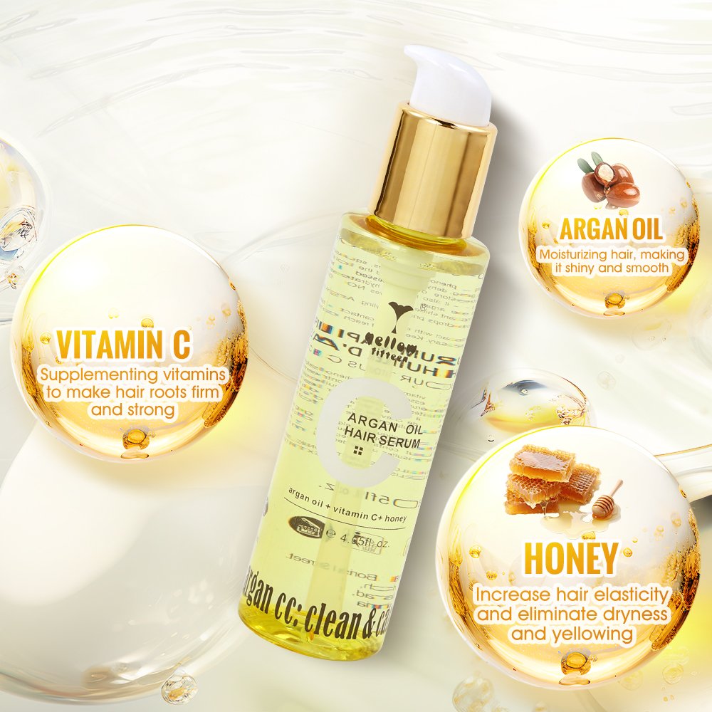 OEM Private Label Hair Moisturizing Tea Tree Vitamin C Argan Oil Honey Shampoo And Conditioner